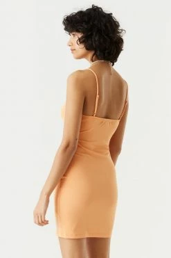 Stitches Ladies Ribbed Cut-Out Bodycon Mini Dress 28 Stitches Ladies Ribbed Cut-Out Bodycon Mini Dress