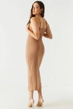 Stitches Ladies Ribbed Button Front Cami Maxi Dress Bodycon 19 Stitches Ladies Ribbed Button Front Cami Maxi Dress Bodycon