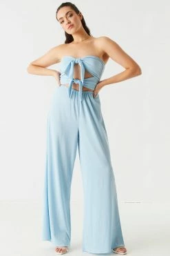 Stitches Ladies Double Knot Wide Leg Jumpsuit Jumpsuits + Rompers 12 Stitches Ladies Double Knot Wide Leg Jumpsuit Jumpsuits + Rompers