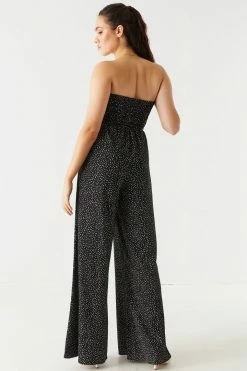 Stitches Ladies Double Knot Printed Wide Leg Jumpsuit