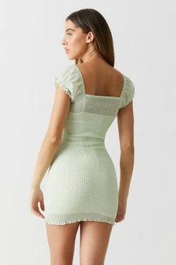 Stitches Ladies Floral Print Smocked Skirt Milkmaid Dress