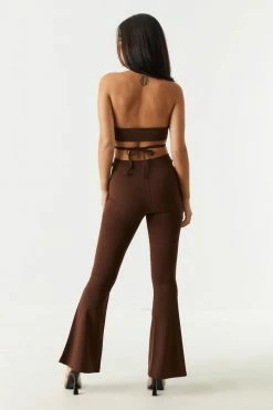 Stitches Ladies Bottoms Crepe Knit O-Ring Flare Pant 17 Stitches Ladies Bottoms Crepe Knit O-Ring Flare Pant