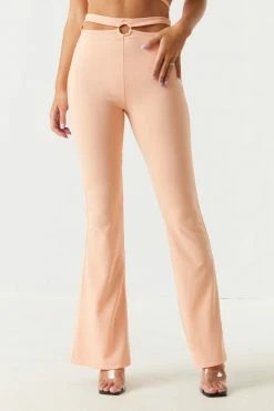 Stitches Ladies Bottoms Crepe Knit O-Ring Flare Pant 22 Stitches Ladies Bottoms Crepe Knit O-Ring Flare Pant