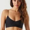 Stitches Ladies Tops Dotted Rhinestone Bralette Top