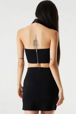 Stitches Ladies Side Slit Mini Skirt Bottoms