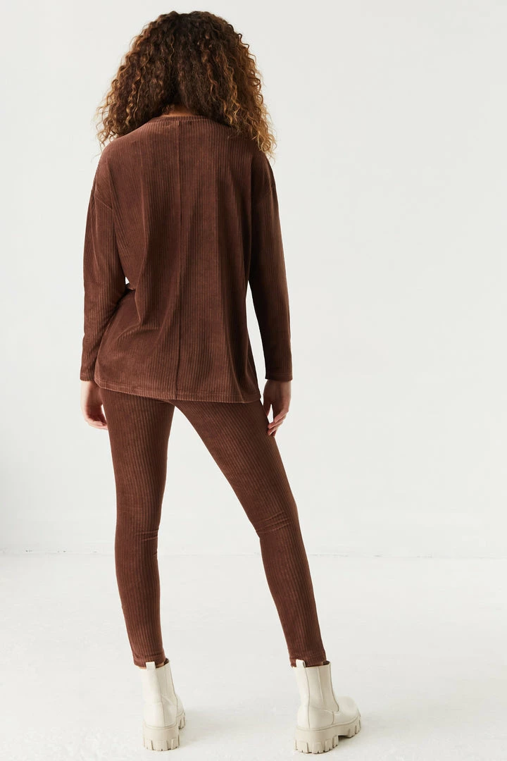 Stitches Ladies Ribbed Velvet Legging Bottoms 2 Stitches Ladies Ribbed Velvet Legging Bottoms