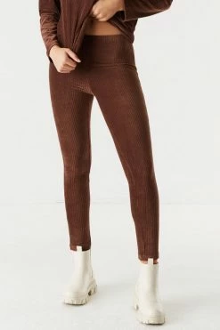 Stitches Ladies Ribbed Velvet Legging Bottoms 13 Stitches Ladies Ribbed Velvet Legging Bottoms