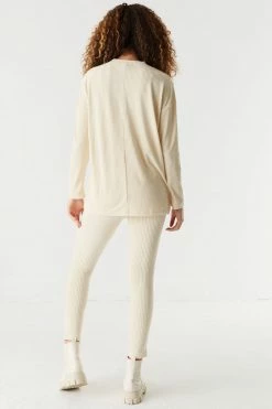 Stitches Ladies Ribbed Velvet Legging Bottoms 15 Stitches Ladies Ribbed Velvet Legging Bottoms