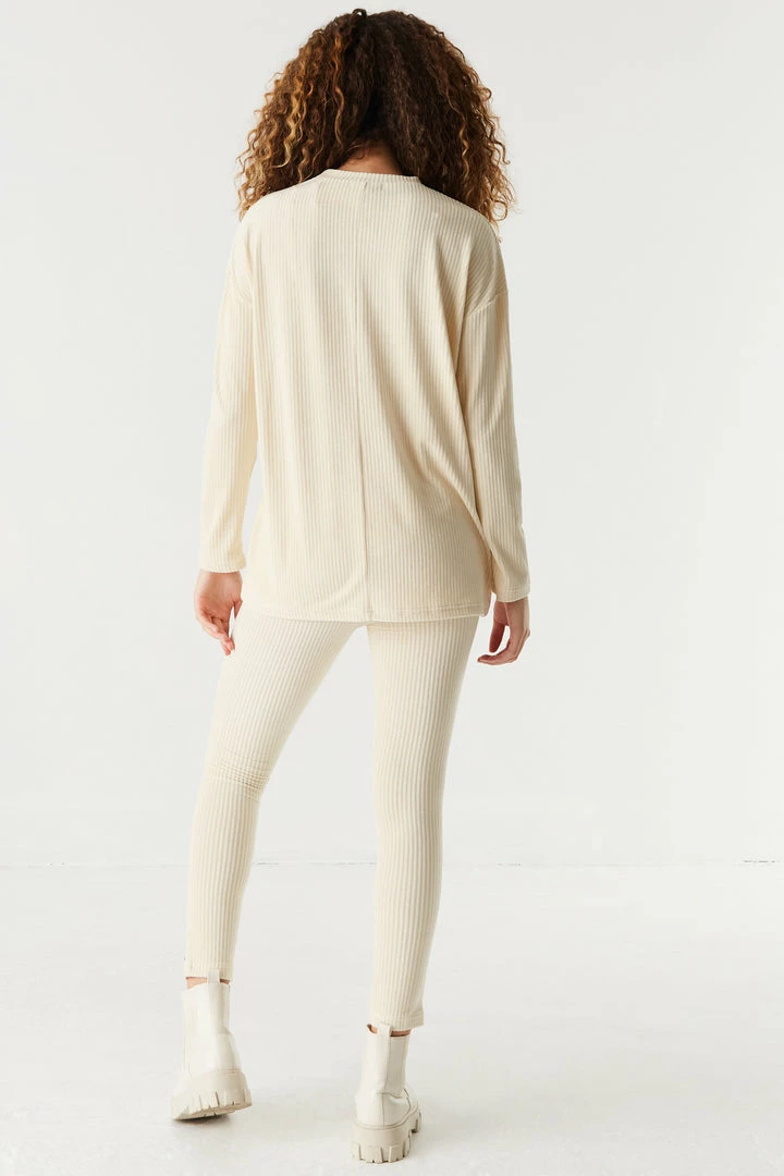 Stitches Ladies Ribbed Velvet Legging Bottoms 5 Stitches Ladies Ribbed Velvet Legging Bottoms