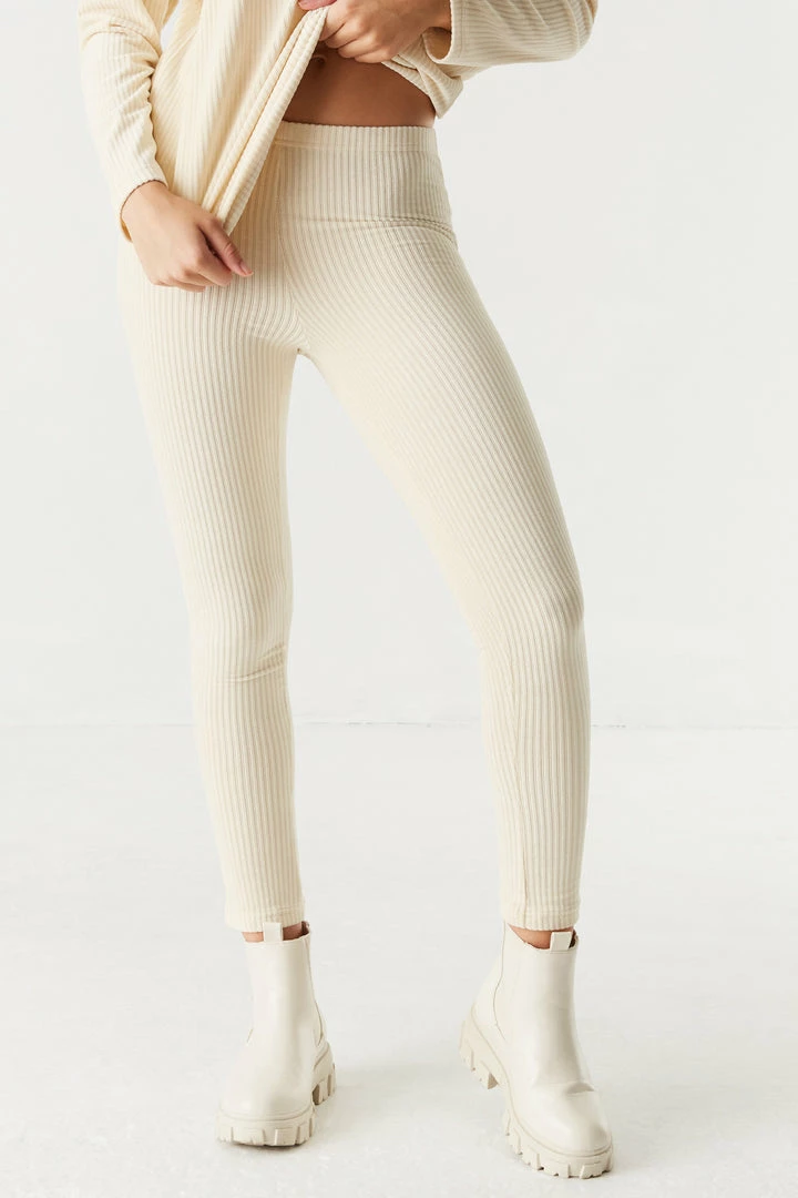 Stitches Ladies Ribbed Velvet Legging Bottoms 6 Stitches Ladies Ribbed Velvet Legging Bottoms