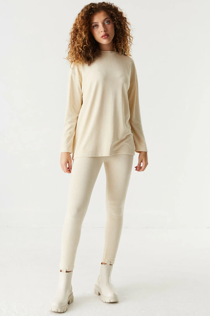 Stitches Ladies Ribbed Velvet Legging Bottoms 4 Stitches Ladies Ribbed Velvet Legging Bottoms