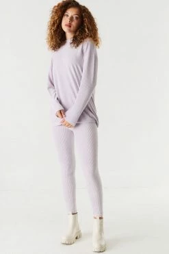 Stitches Ladies Ribbed Velvet Legging Bottoms 20 Stitches Ladies Ribbed Velvet Legging Bottoms