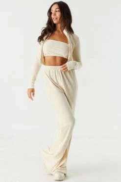 Stitches Ladies Ribbed Velvet Tube Top