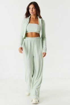 Stitches Ladies Ribbed Velvet Tube Top