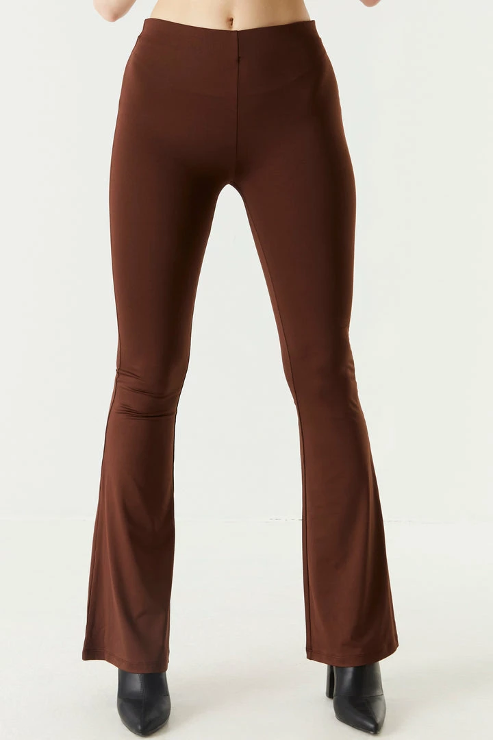 Stitches Ladies High-Rise Flare Pant Bottoms 5 Stitches Ladies High-Rise Flare Pant Bottoms