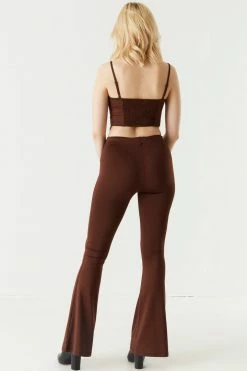 Stitches Ladies High-Rise Flare Pant Bottoms 14 Stitches Ladies High-Rise Flare Pant Bottoms