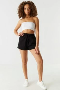 Stitches Ladies High-Rise Self-Tie Jogger Short