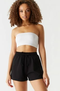 Stitches Ladies High-Rise Self-Tie Jogger Short