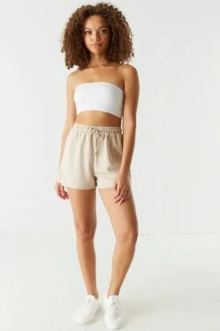 Stitches Ladies High-Rise Self-Tie Jogger Short