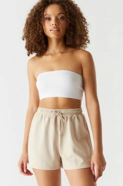 Stitches Ladies High-Rise Self-Tie Jogger Short