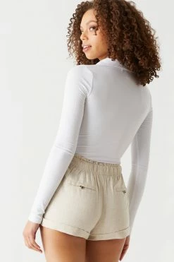 Stitches Ladies Self-Tie Paperbag Waist Shorts