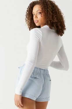 Stitches Ladies Self-Tie Paperbag Waist Shorts