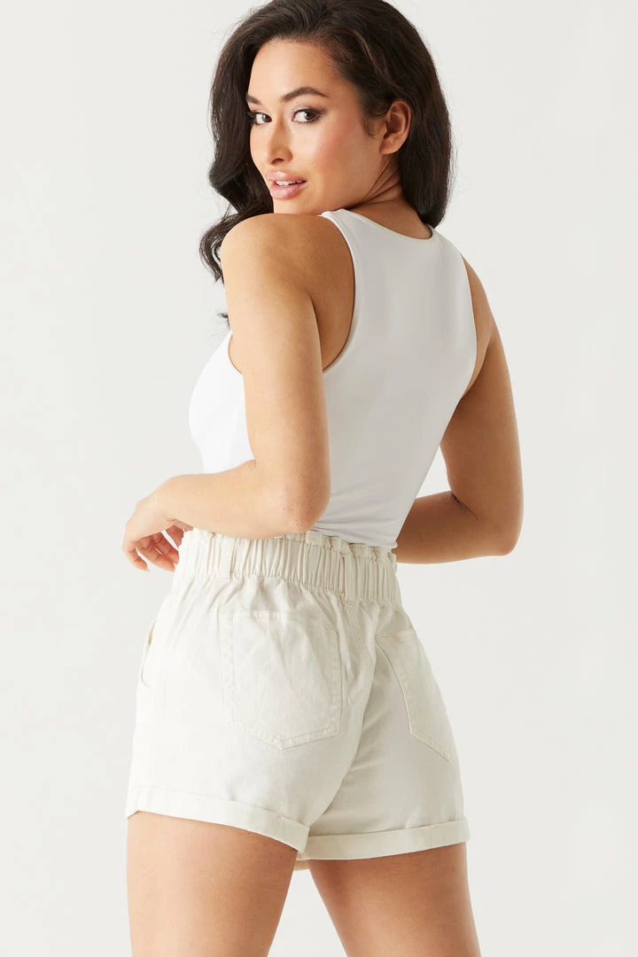 Stitches Ladies Twill Paperbag Short Bottoms 8 Stitches Ladies Twill Paperbag Short Bottoms