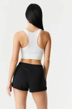 Stitches Ladies Bottoms Pull-On Fleece Sweat Short