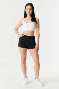 Stitches Ladies Bottoms Pull-On Fleece Sweat Short