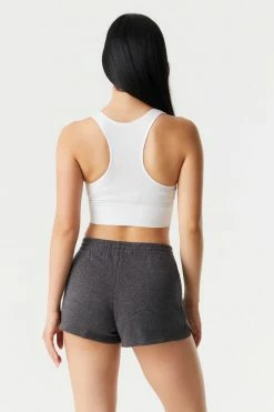 Stitches Ladies Bottoms Pull-On Fleece Sweat Short