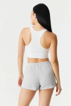 Stitches Ladies Bottoms Pull-On Fleece Sweat Short