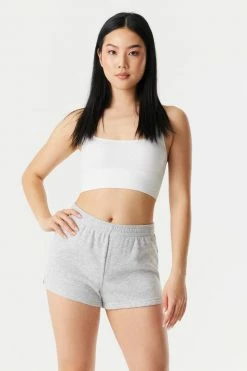 Stitches Ladies Bottoms Pull-On Fleece Sweat Short