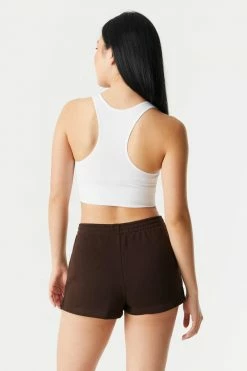 Stitches Ladies Bottoms Pull-On Fleece Sweat Short