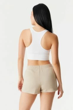 Stitches Ladies Bottoms Pull-On Fleece Sweat Short