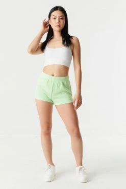 Stitches Ladies Bottoms Pull-On Fleece Sweat Short