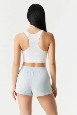 Stitches Ladies Bottoms Pull-On Fleece Sweat Short