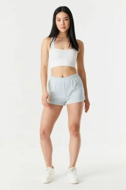 Stitches Ladies Bottoms Pull-On Fleece Sweat Short