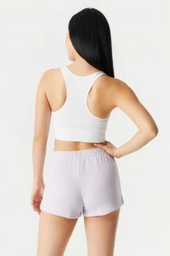 Stitches Ladies Bottoms Pull-On Fleece Sweat Short