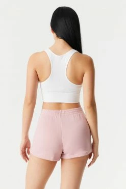 Stitches Ladies Bottoms Pull-On Fleece Sweat Short