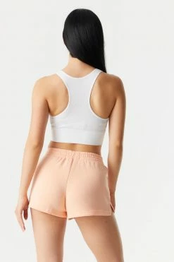 Stitches Ladies Bottoms Pull-On Fleece Sweat Short