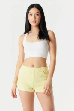 Stitches Ladies Bottoms Pull-On Fleece Sweat Short