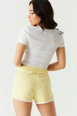 Stitches Ladies Bottoms Contrast Piping Dolphin Short