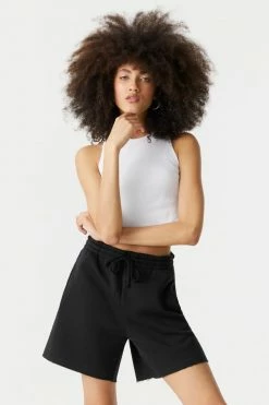 Stitches Ladies High-Rise Fleece Basketball Short Bottoms