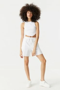 Stitches Ladies High-Rise Fleece Basketball Short Bottoms