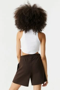 Stitches Ladies High-Rise Fleece Basketball Short Bottoms