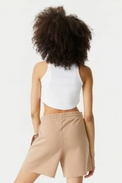 Stitches Ladies High-Rise Fleece Basketball Short Bottoms