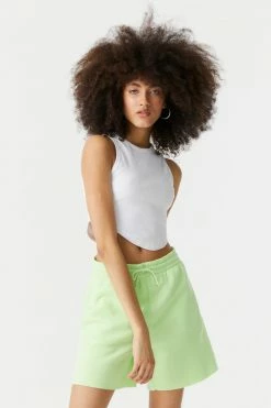 Stitches Ladies High-Rise Fleece Basketball Short Bottoms