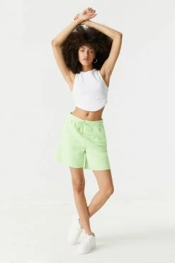 Stitches Ladies High-Rise Fleece Basketball Short Bottoms