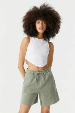 Stitches Ladies High-Rise Fleece Basketball Short Bottoms