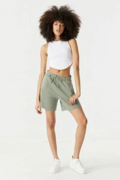 Stitches Ladies High-Rise Fleece Basketball Short Bottoms